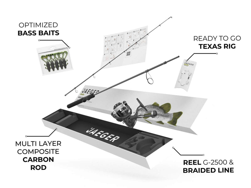 BASS GO KIT - All in One Bass Fishing Combo